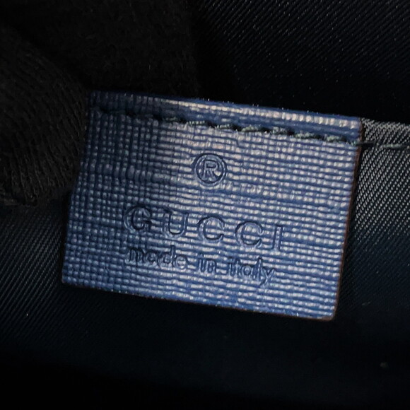 GUCCI Blue Leather Shoulder Bag - Picture 12 of 13